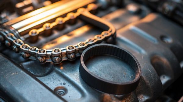 Chaîne versus courroie : impact fondamental sur le moteur