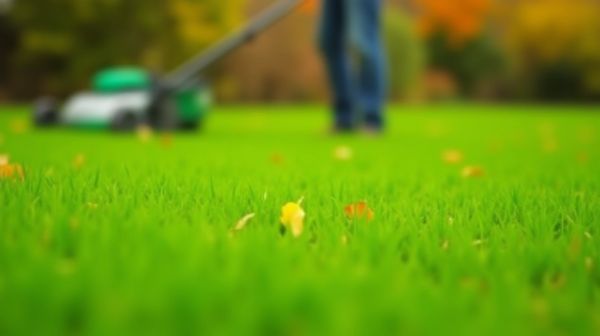 Optimiser la tonte de pelouse en automne pour un gazon parfait